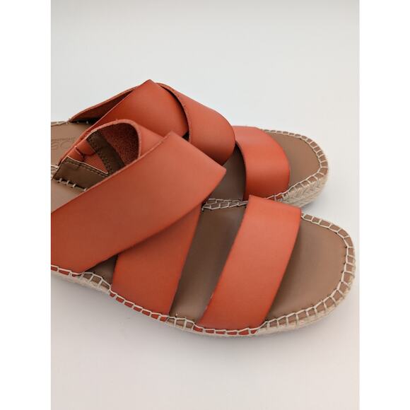 Nordstrom Rack Cressida Platform Wedge Espadrille Sandal Red Size US8.5M - Picture 11 of 11